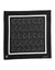 Dolce & Gabbana Black White Printed Square Foulard Scarf