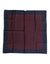 Dolce & Gabbana Red Blue Printed Silk Square Men Foulard Scarf