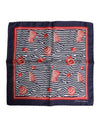 Dolce & Gabbana Multicolor Seashells Square Men Foulard Scarf