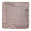 Dolce & Gabbana Beige Dotted Silk Square Men Foulard Scarf