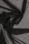 Dolce & Gabbana Gray Black Silk Square Women Foulard Scarf