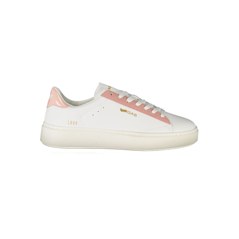 Gas Gas White Polyester Women Sneaker (Shoe Size Women: EU36/US6, nan: nan, nan: nan)