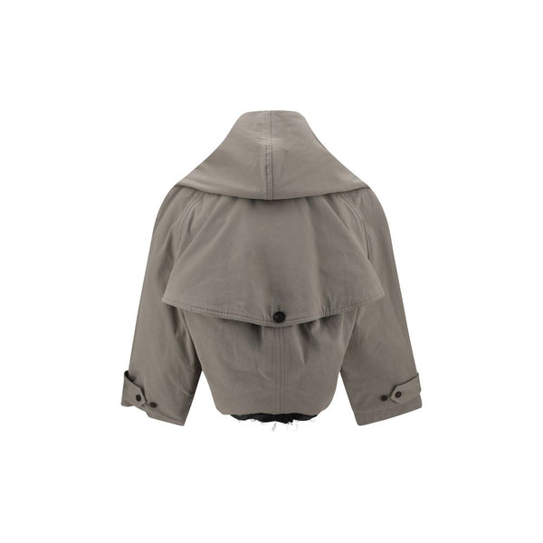 معطف ترنش بغطاء رأس من Balenciaga Reverse