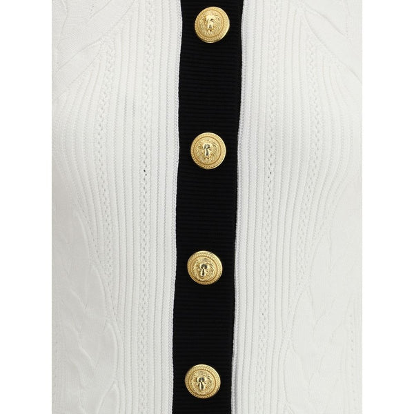 Balmain Contrast trim Cardigan