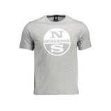 North Sails Gray Cotton T-Shirt