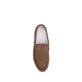 Brunello Cucinelli Brown Calf Leather Bos Taurus Low Top Sneakers
