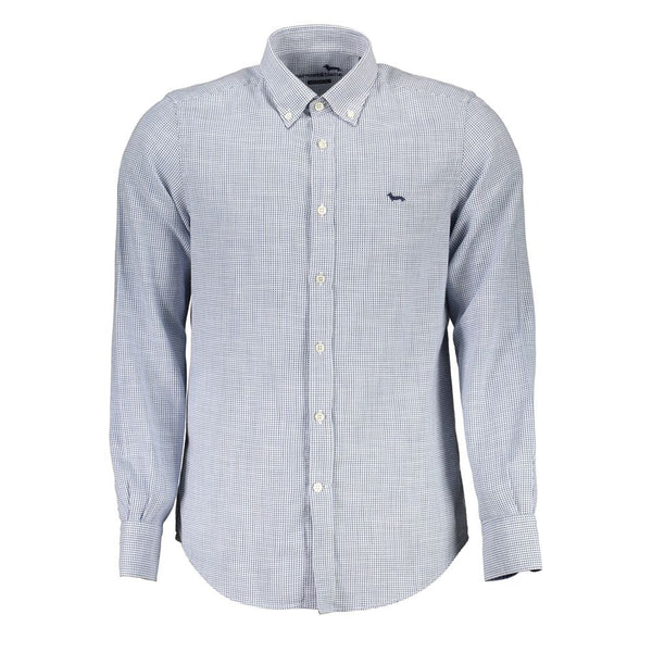 Harmont & Blaine Blue Cotton Shirt