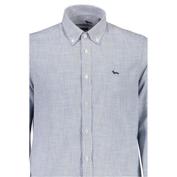 Harmont & Blaine Blue Cotton Shirt