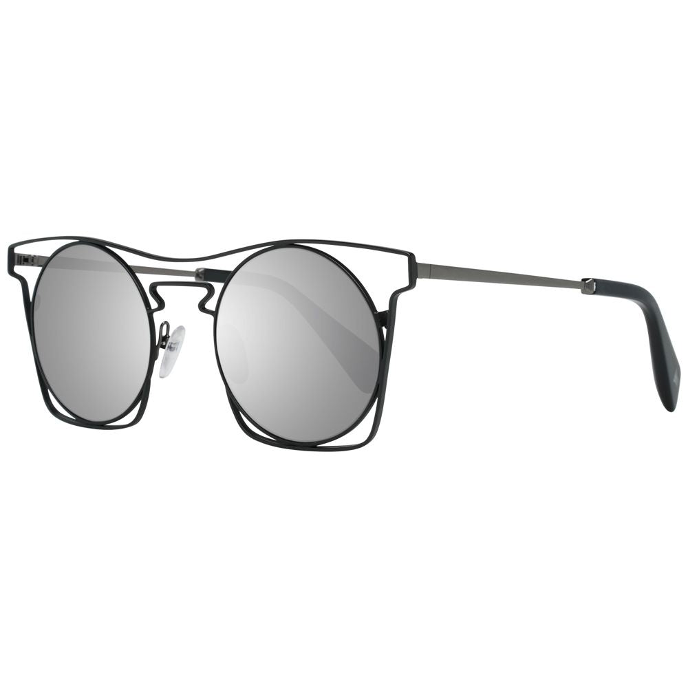 Yohji Yamamoto Blue Stainless Steel Sunglasses