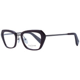 Yohji Yamamoto Burgundy Metal & Plastic Glasses (Frames)