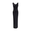 Versace Draped jersey long Dress