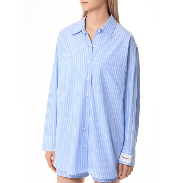 Hinnominate Blue Cotton Shirt
