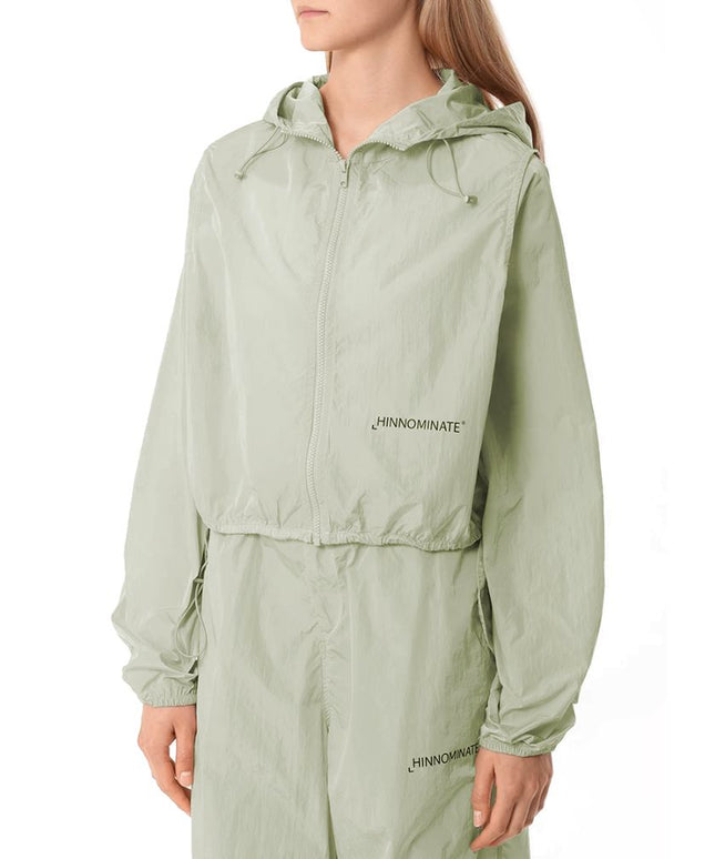 Hinnominate Green Nylon Jackets & Coat