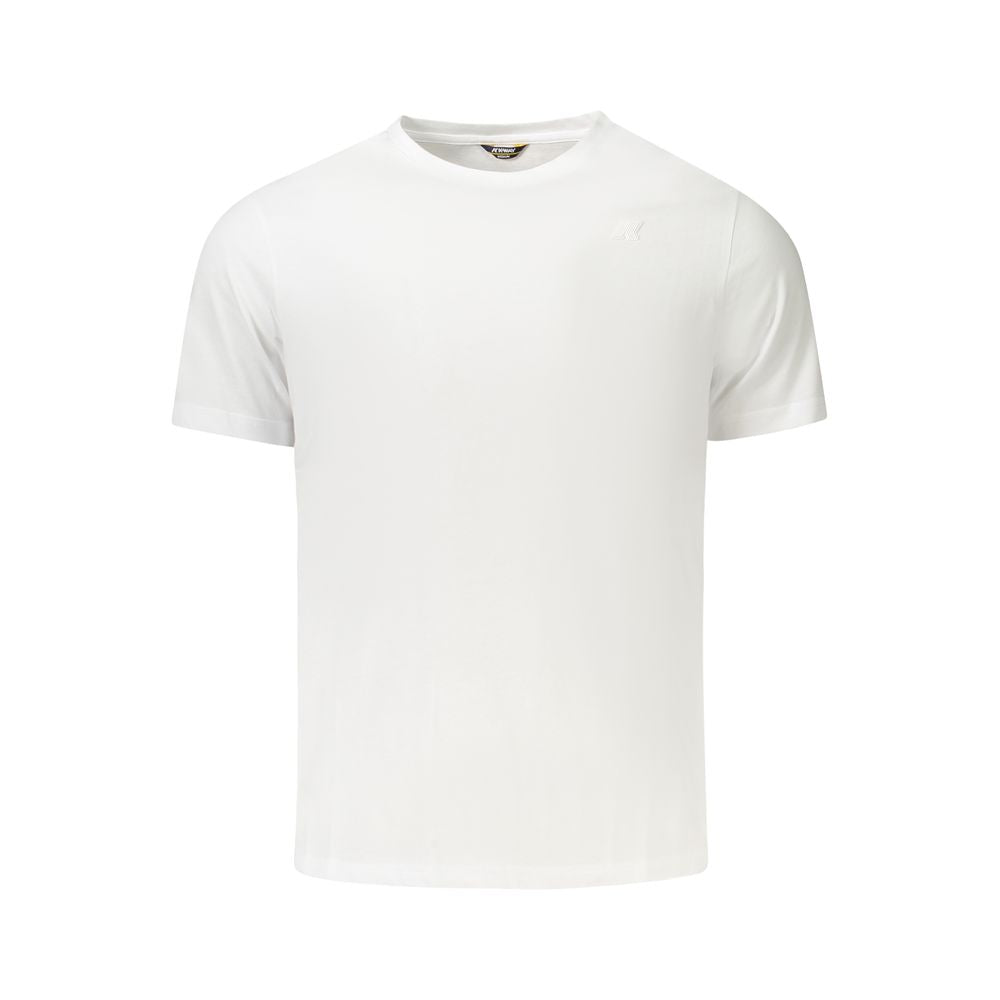 K-WAY K-WAY White Cotton Men T-Shirt (Italian Size MEN: S, nan: nan, nan: nan)