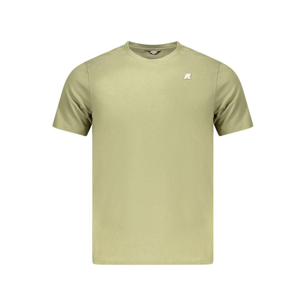 K-WAY K-WAY Green Cotton Men T-Shirt (Italian Size MEN: M, nan: nan, nan: nan)