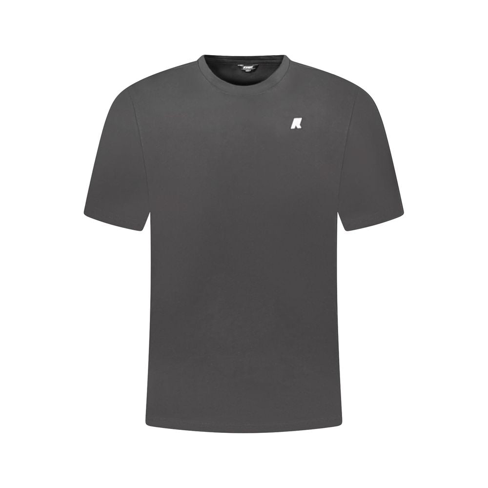 K-WAY K-WAY Black Cotton Men T-Shirt (Italian Size MEN: M, nan: nan, nan: nan)