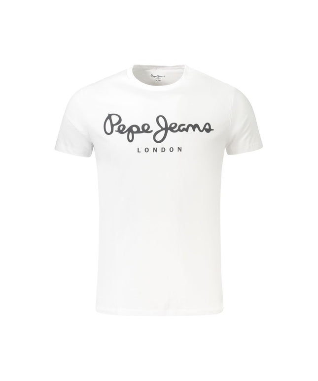 Pepe Jeans White Cotton Men TShirt