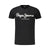 Pepe Jeans Black Cotton Men T-Shirt