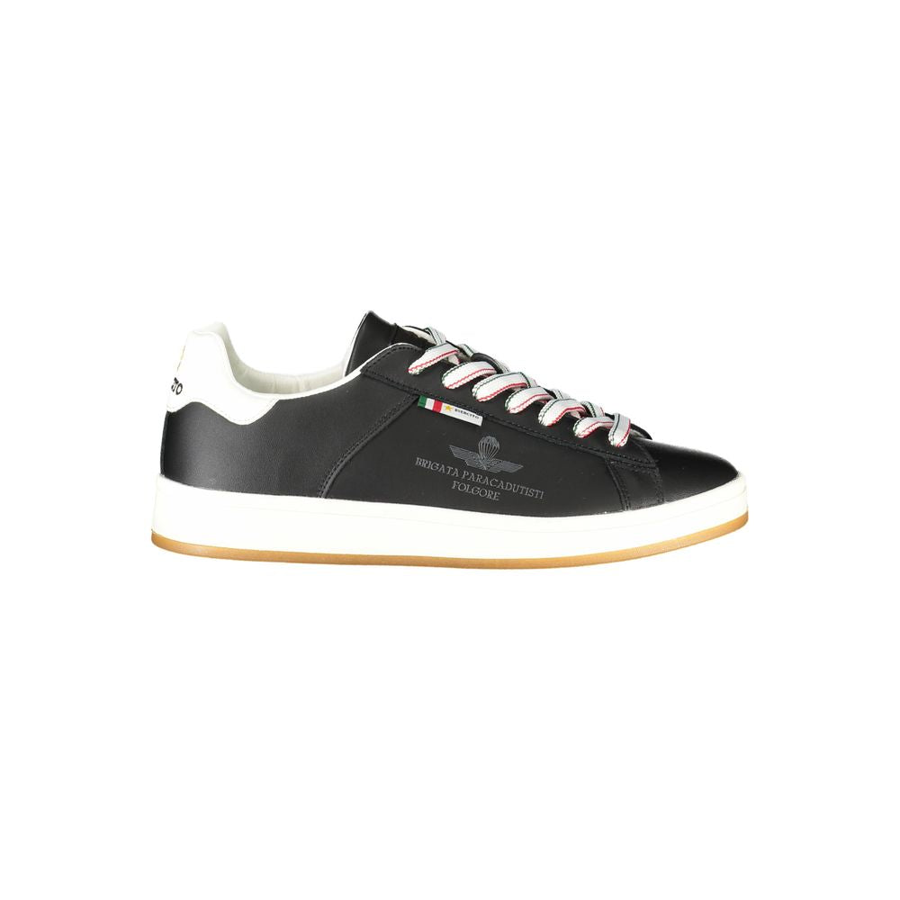 Esercito 1659 Black Leather Men Sneaker