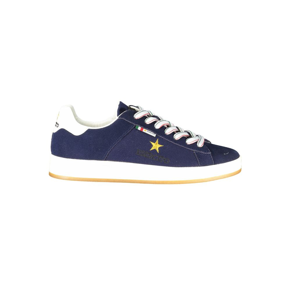 Esercito 1659 Esercito 1659 Blue Leather Men Sneaker (Shoe Size Men: EU44/US11, nan: nan, nan: nan)