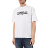 Comme Des Fuckdown White Cotton T-Shirt