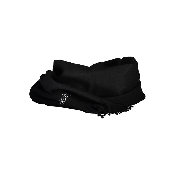 Calvin Klein Black Polyester Scarf