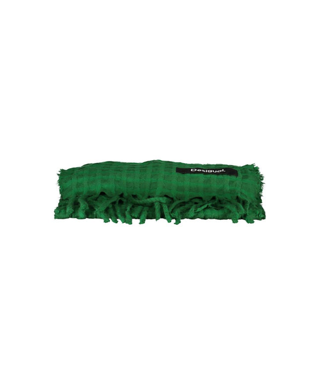 Desigual Green Polyester Scarf
