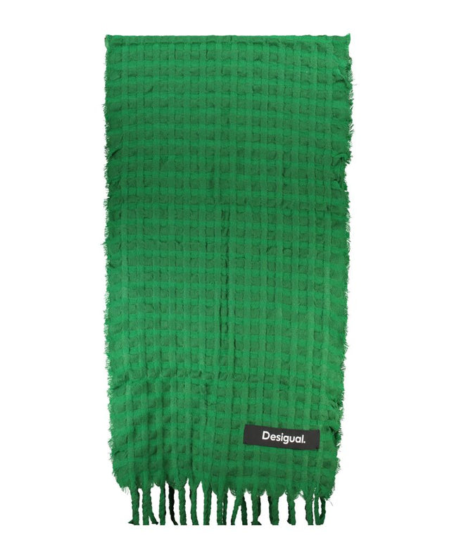 Desigual Green Polyester Scarf