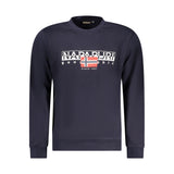Napapijri Blue Cotton Men Sweater