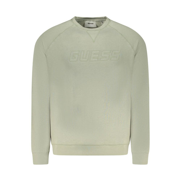 سترة جينز قطنية خضراء من Guess