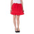 Denny Rose Red Polyester Skirt