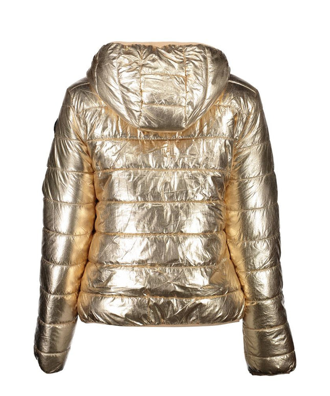 U.S. POLO ASSN. Gold Nylon Jackets & Coat