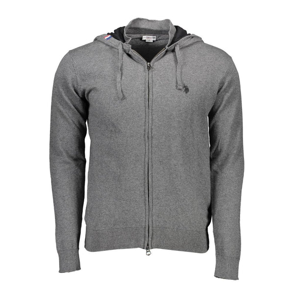 سترة قطنية رمادية من US POLO ASSN