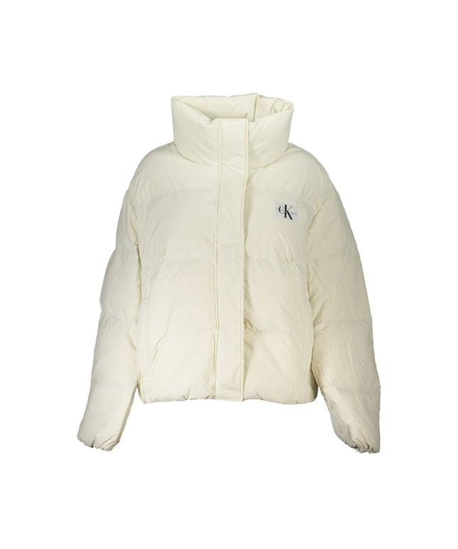 Calvin Klein White Polyamide Jackets & Coat