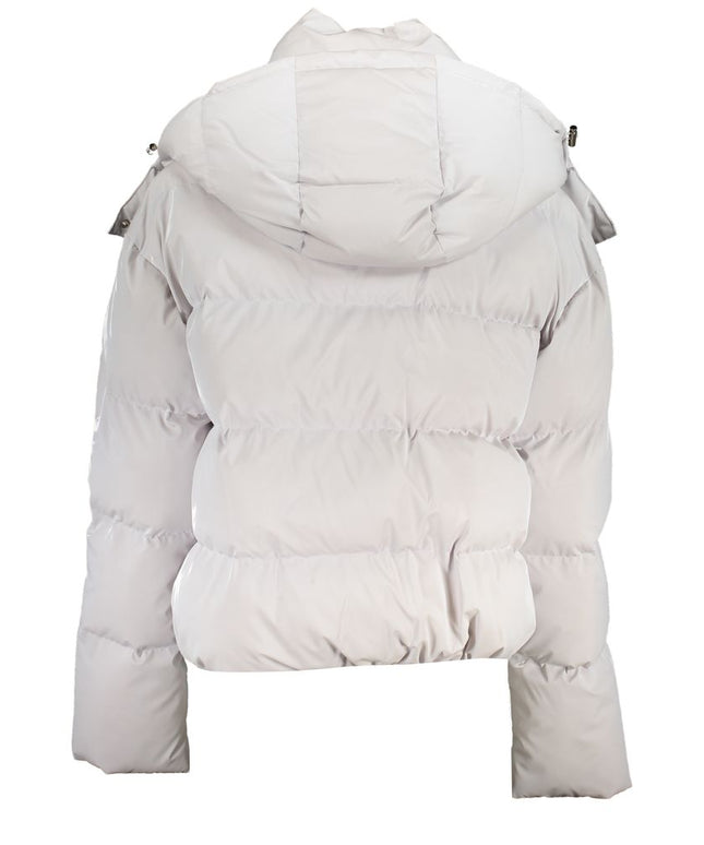 Patrizia Pepe White Polyethylene Jackets & Coat