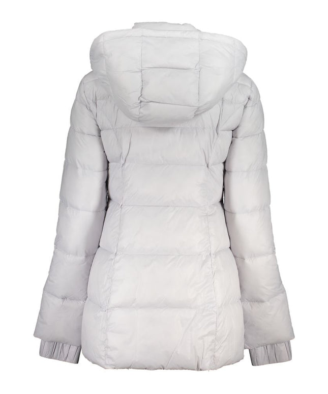 Patrizia Pepe White Polyamide Jackets & Coat