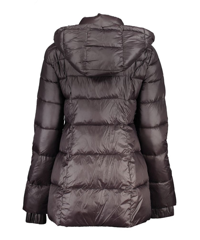 Patrizia Pepe Black Polyamide Jackets & Coat