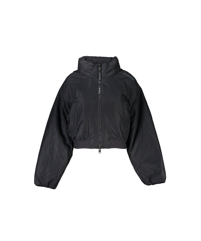 Calvin Klein Black Polyester Jackets & Coat