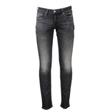 Tommy Hilfiger Black Cotton Men Jeans