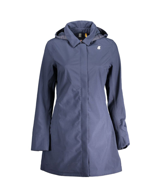 K-WAY Blue Polyester Jackets & Coat