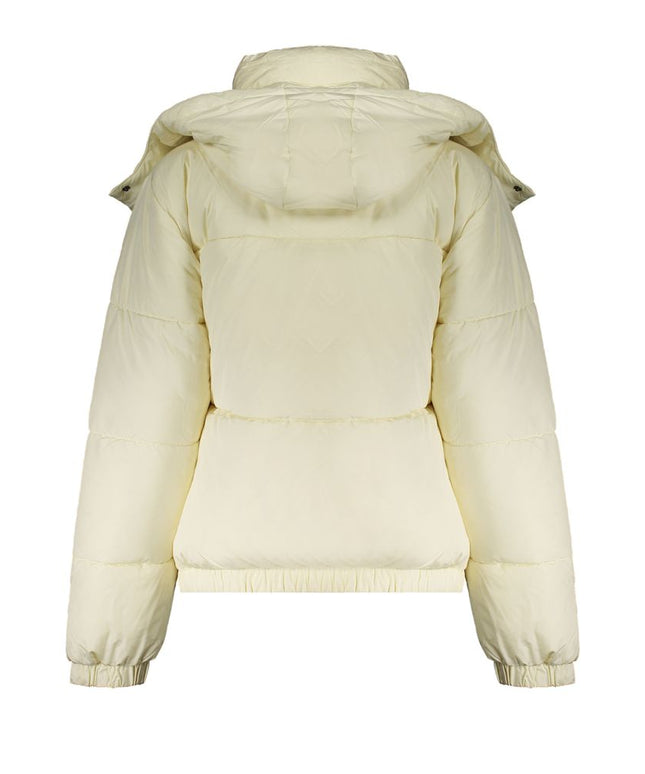 Fila Beige Polyester Jackets & Coat