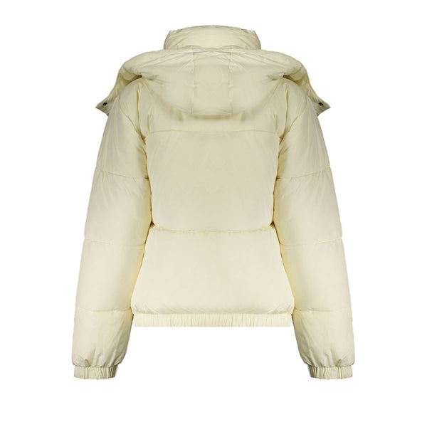Fila Beige Polyester Jackets & Coat
