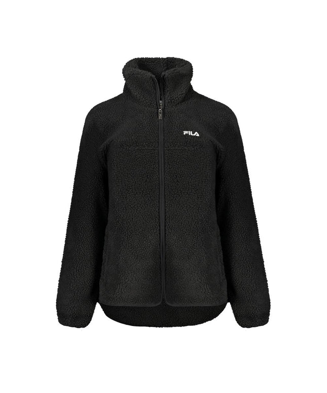Fila Black Polyester Jackets & Coat