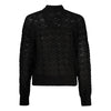 Guess Jeans Black Alpaca Leather Sweater