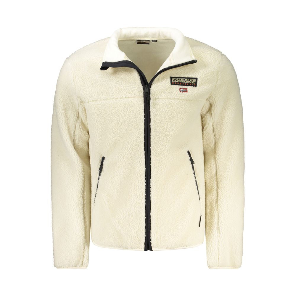 Napapijri Napapijri White Polyester Men Jacket (Italian Size MEN: XXL, nan: nan, nan: nan)