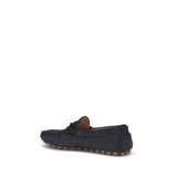 Valentino Garavani Black Rubber Slip-On Loafers
