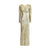 Self-Portrait Gold thread long Dress