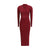 Self-Portrait Ribbed midi Dress
