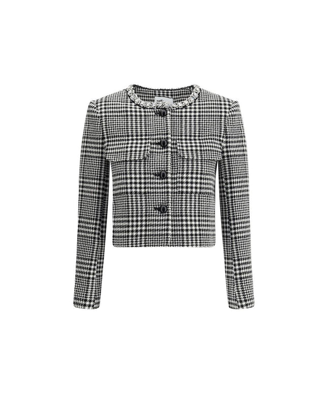 Self-Portrait Check Blazer