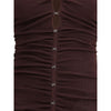 Self-Portrait Draped knit Dress